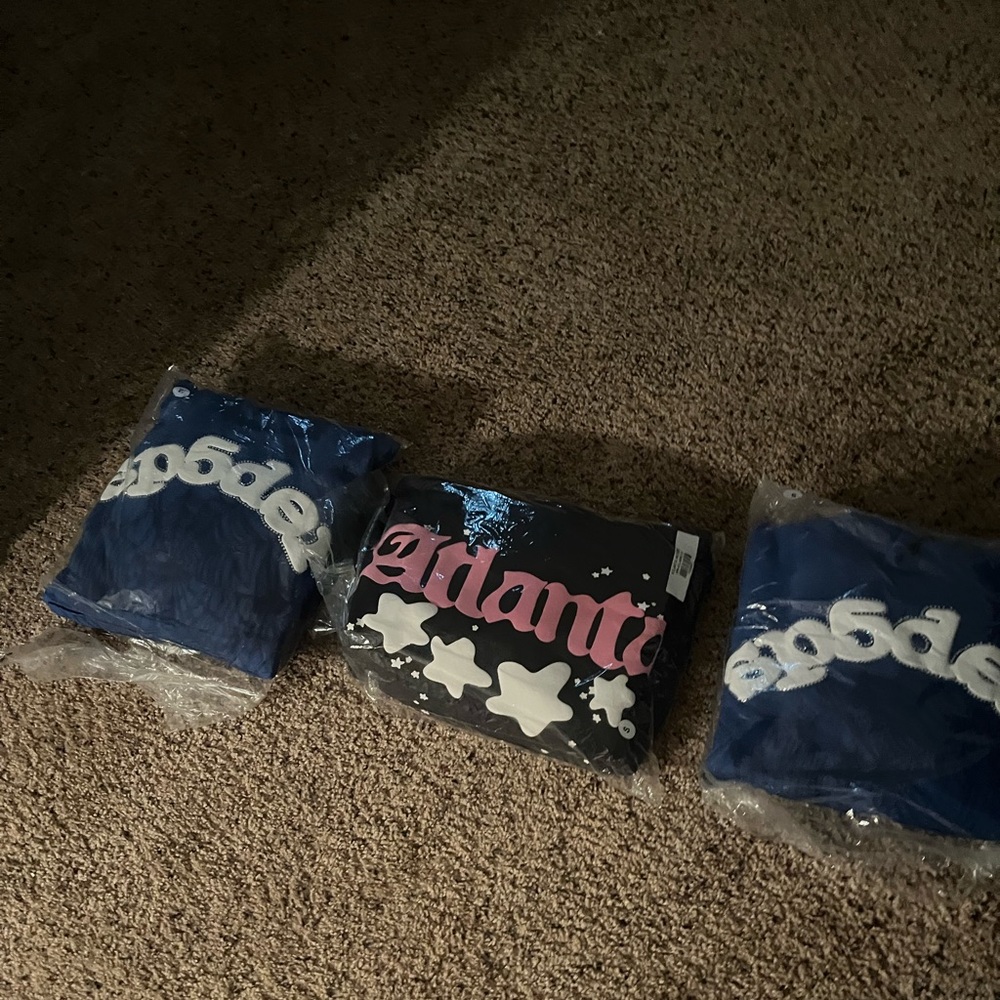 3 piece Sp5der Hoodies